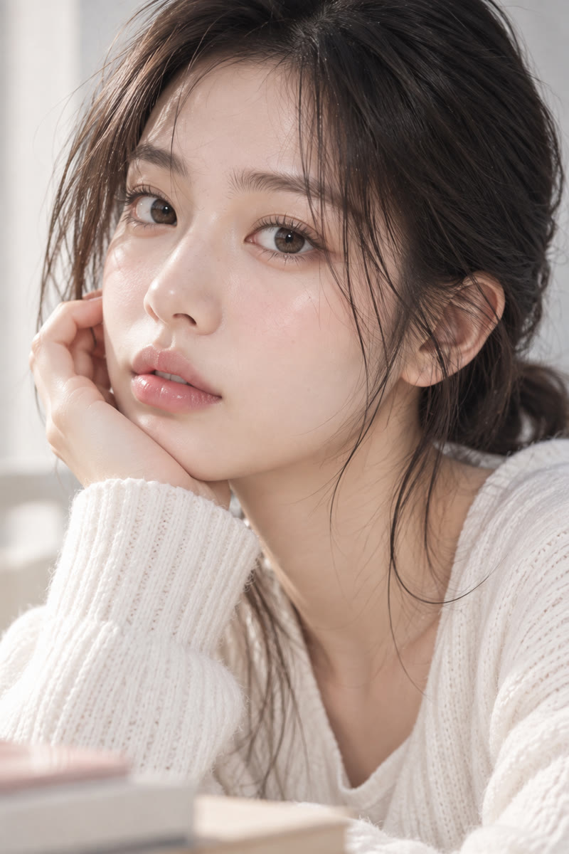 청순형 AI 모델 이미지