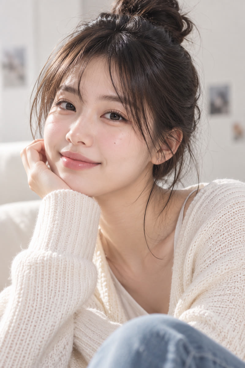러블리형 AI 모델 이미지